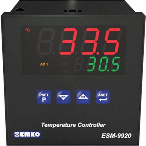 EMKO ESM-9920.2.20.0.1/01.02/0.0.0.0 2-Punkt, P, PI, PD, PID Temperaturregler Pt100, J, K, R