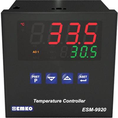 Emko ESM-9920.2.20.0.1/01.02/0.0.0.0 2-Punkt, P, PI, PD, PID Temperaturregler Pt100, J, K, R, S, T -200 bis 1700 °C Rela