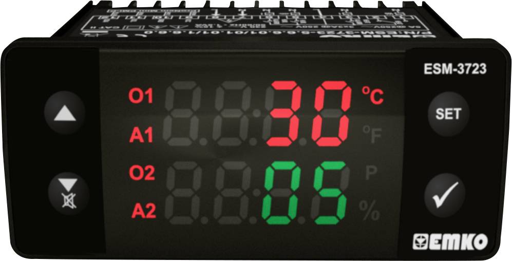 EMKO ESM-3723.8.5.5.0.1/01.01/1.0.0.0 2-Punkt und PID Regler Temperaturregler Relais 5 A (L x B