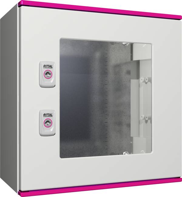 Rittal AX 1448.000 Schaltschrank 400 x 400 x 200 Polyester, Stahlblech, Polycarbonat Lichtgrau 1 St.