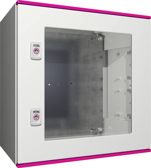 Rittal AX 1454.000 Schaltschrank 500 x 500 x 300 Polyester, Stahlblech, Polycarbonat Lichtgrau 1 St.