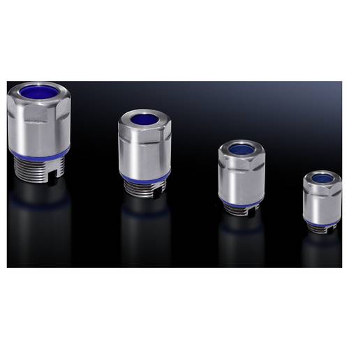 Rittal 2410111 Kabelverschraubung mit Gegenmutter, schlagfest M16 x 1.5 Edelstahl 5 St.