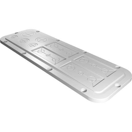 Rittal AX 2563.200 2563200 Flanschplatte (L x B) 149 mm x 447 mm Kunststoff Grau 1 St.