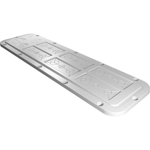 Thumbnail - Rittal AX 2564.200 2564200 Flanschplatte (L x B) 149 mm x 534 mm Kunststoff Grau 1 St.