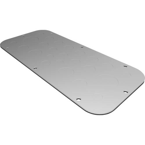 Thumbnail - Rittal AX 2572.100 Flanschplatte (L x B) 149 mm x 339 mm Stahlblech Grau 1 St.