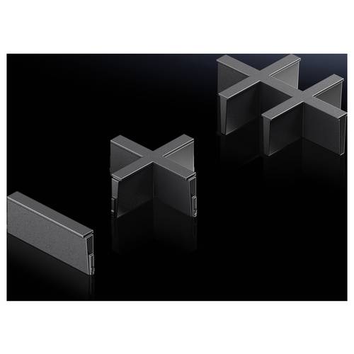 Rittal AX 2582.600 2582600 Flanschplatte Kunststoff Schwarz 5 St.