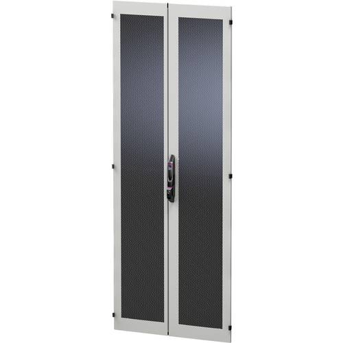 Rittal 5301652 19 Zoll Netzwerkschrank-Stahlblechtür Grau, Schwarz