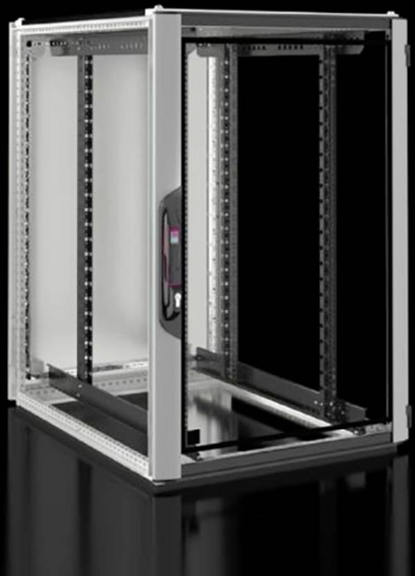 Rittal VX 5304.126 19 Zoll Netzwerkschrank (B x H x T) 800 x 1200 x 1000 mm 24 HE Grau, Schwarz