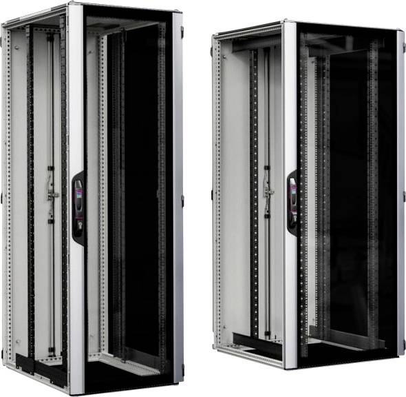 Rittal VX 5309.826 19 Zoll Netzwerkschrank (B x H x T) 800 x 2000 x 1000 mm 42 HE Grau, Schwarz-1