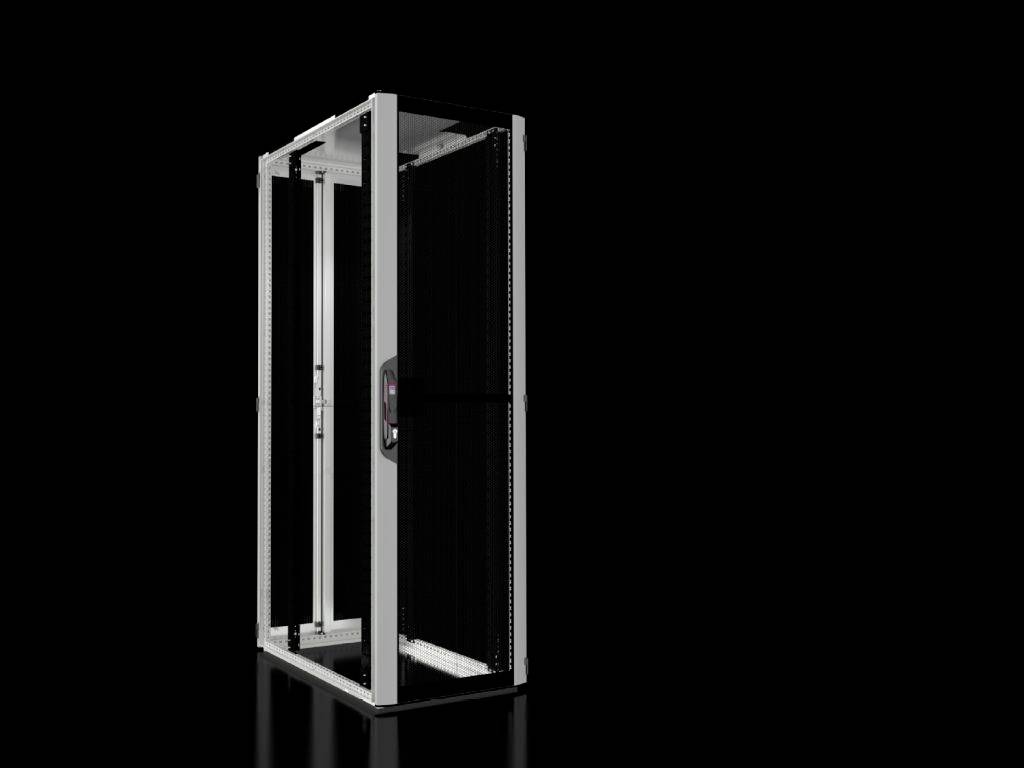 Rittal VX 5313.113 19 Zoll Netzwerkschrank (B x H x T) 600 x 2200 x 1000 mm 47 HE Grau, Schwarz