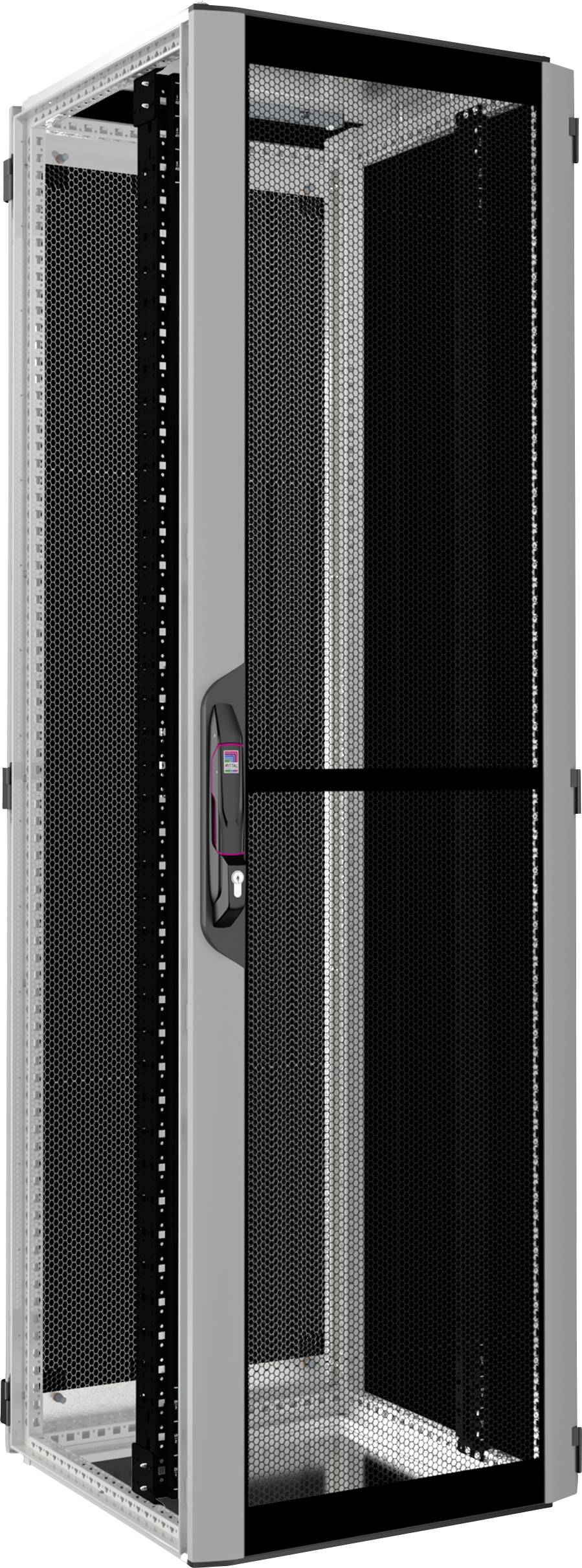 Rittal VX 5329.111 19 Zoll Netzwerkschrank (B x H x T) 600 x 2000 x 600 mm 42 HE Grau, Schwarz