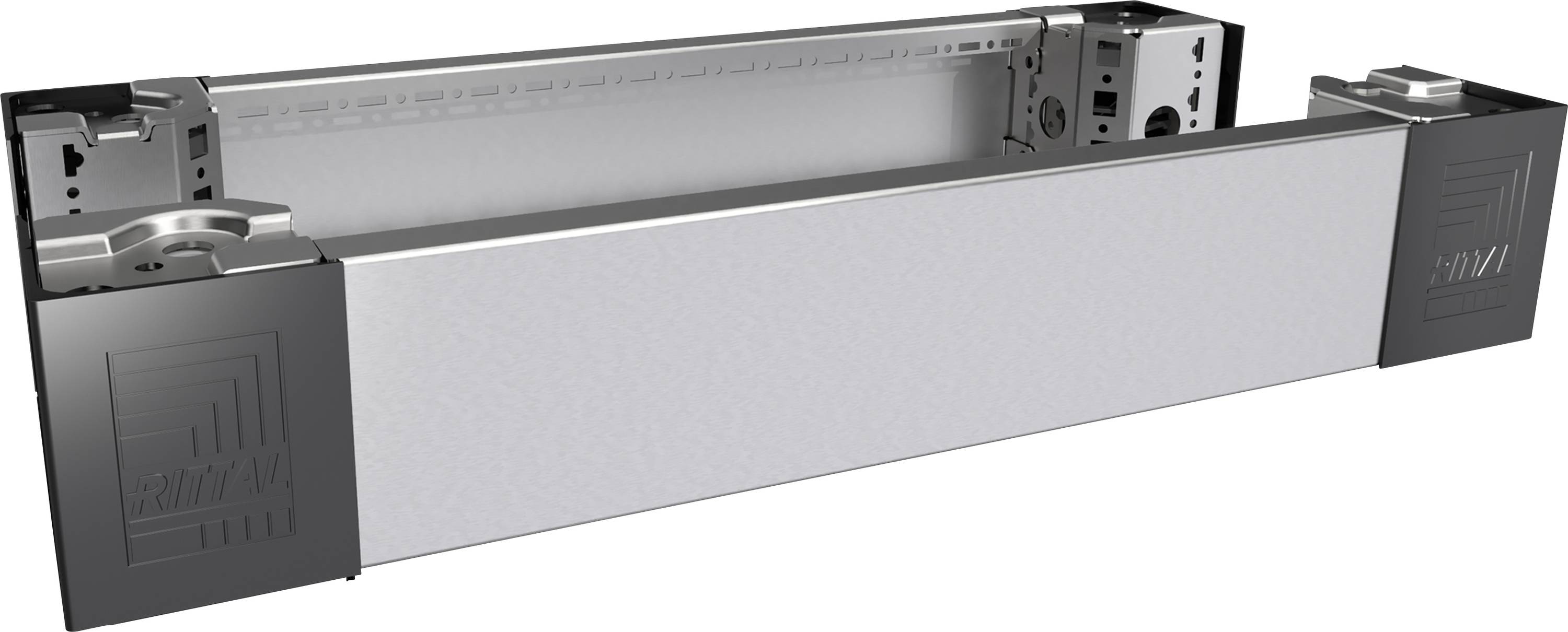 Rittal VX 8620.050 8620050 Sockelecken (B x H) 600 mm x 100 mm Stahl nicht rostend, Kunststoff Edelstahl 2 St.