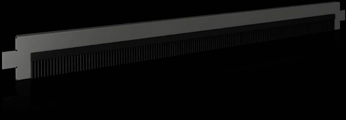 Záslepka soklu Rittal VX 8620.095, ocel, plast, černá, 2 ks