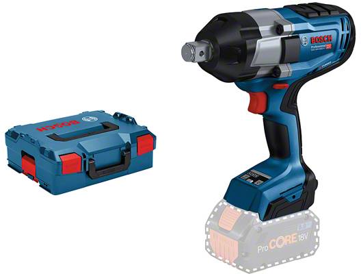 Bosch Professional GDS 18V-1050 H 06019J8501 Mutterdragare batteri 1050 Nm 18 V Antal batterier som ingår 0 Li-Ion exkl. batteri/laddare, inkl. väska