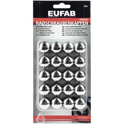 Eufab Radschraubenkappe Passend für (Schraubengröße) 19 mm Chrom Metall  kaufen