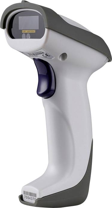 KAPTUR 1D Laser Barcode Scanner, robust, grau, USB