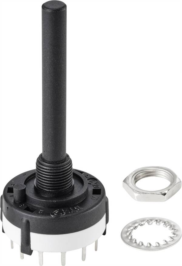 TRU COMPONENTS TC-9415608 SR26E4712-R-50 Drehschalter 250 V 150 mA 12 x 30 ° 1 St.