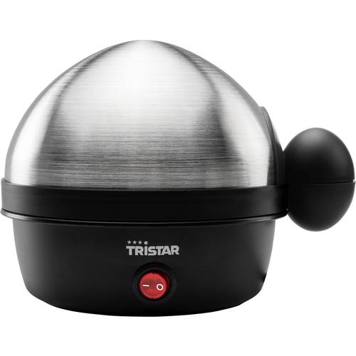 Thumbnail - Tristar EK-3076 Eierkocher mit Messbecher, Kontrollleuchte Edelstahl, Schwarz