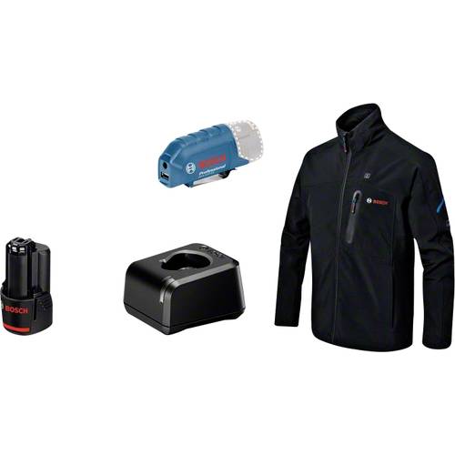 Thumbnail - Bosch Professional 06188000FZ Beheizbare Jacke GHJ 12 + 18 V XA Kleider-Größe: L Schwarz