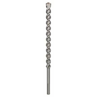 Metallbohrer mit spiralförmigen Rillen; geeignet für das Bohren in harte Materialien wie Beton oder Stahl.