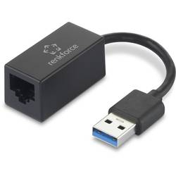 Adaptér 1 GBit/s Renkforce RF-4708614 USB 3.2 Gen 1 (USB 3.0), LAN (10/100/1000 Mbit / s)