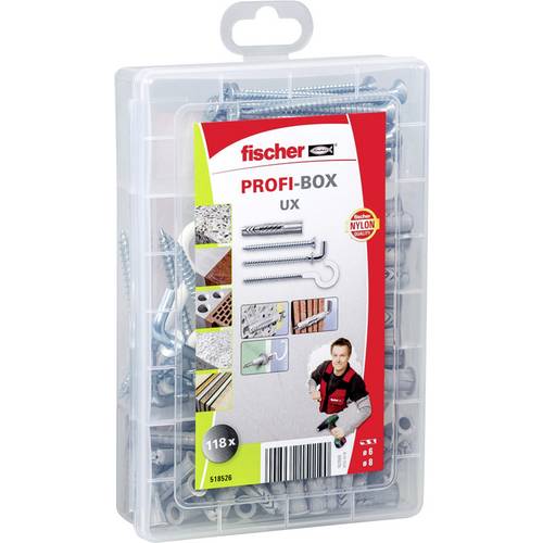 Fischer 518526 PROFI-BOX UX Dübelsortiment 1 Set