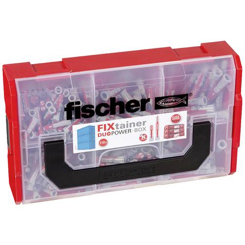 Thumbnail - Fischer 541105 FIXtainer - DUOPOWER Dübelsortiment 210 St.