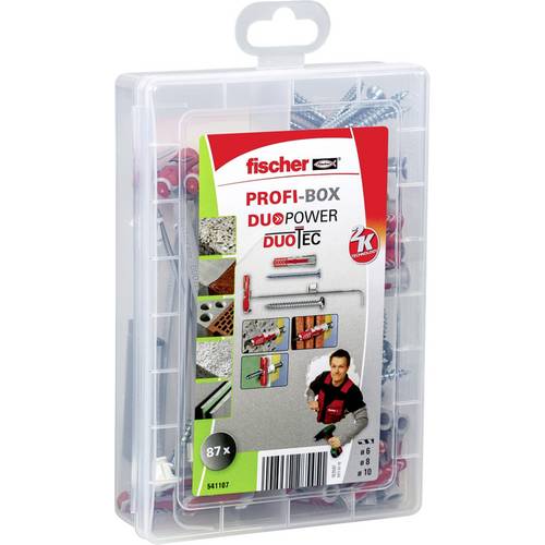 Fischer 541107 PROFI-BOX DUOPOWER-DUOTEC Dübelsortiment 1 Set
