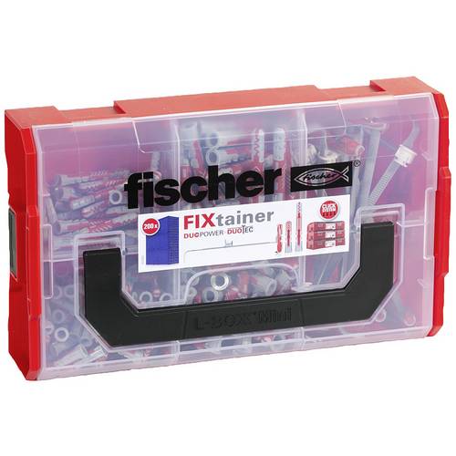Fischer 541357 FIXtainer - DUOPOWER Dübelsortiment 200 St.