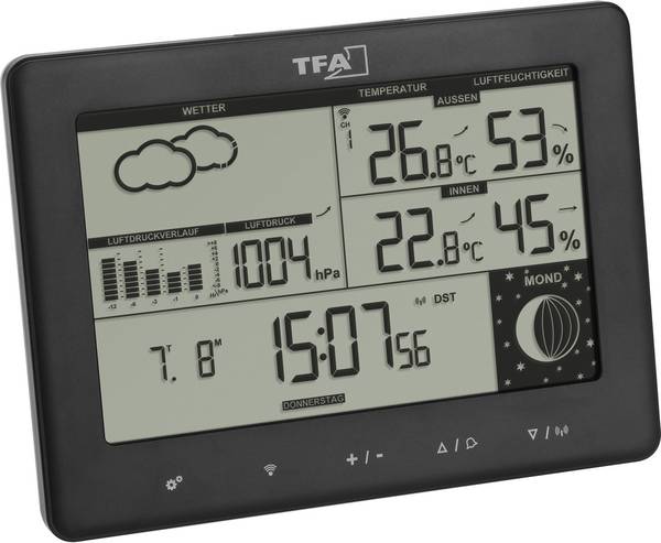 TFA Dostmann 35.1158.01 35.1158.01 Funk-Wetterstation Anzahl Sensoren max. 3