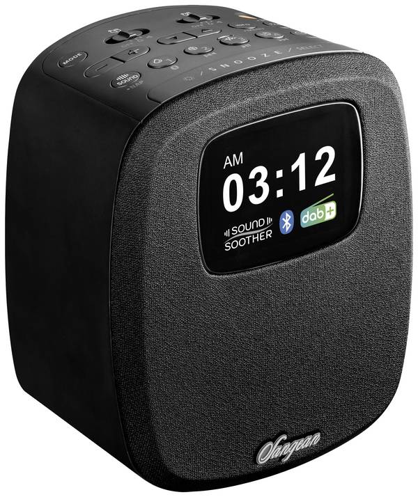 Sangean DCR-83 Tischradio DAB+, UKW AUX, Bluetooth®, USB  Akku-Ladefunktion, Weckfunktion Schwarz