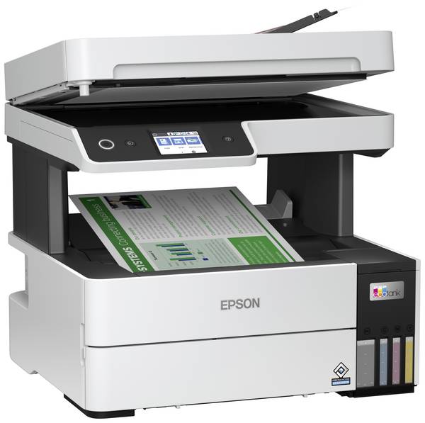 Epson EcoTank ET-5150 Multifunktionsdrucker Tintenstrahl Farbe  A4, A4, A6 Drucker, Scanner, Kopierer WLAN