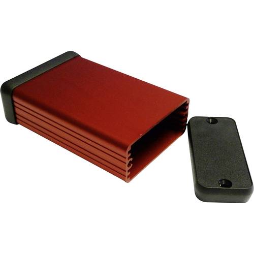 Hammond Electronics 1455C802RD Universal-Gehäuse 80 x 54 x 23 Aluminium extrudiert Rot (eloxiert) 1 St.