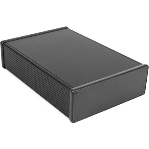 Hammond Electronics 1455U2802BK Universal-Gehäuse 280 x 191 x 66 Aluminium extrudiert Schwarz (eloxiert) 1 St.