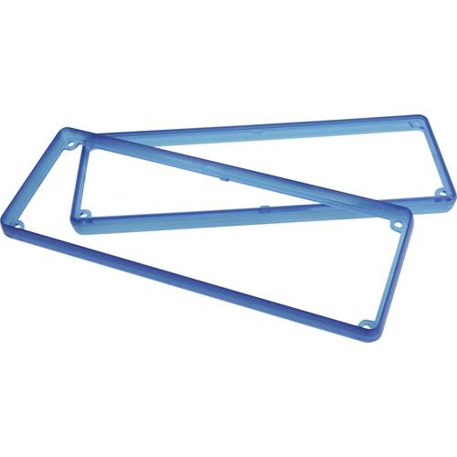 Hammond Electronics 1455UBTBU Blende ABS Blau (transparent) (L x B x H) 196 x 71 x 11.60 mm 2 St.
