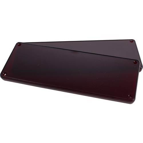 Hammond Electronics 1455UPLTRD Frontrahmen ABS Rot (transparent) (L x B x H) 196 x 71 x 11.60 mm 2 St.