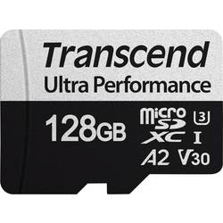 Image of Transcend microSDXC 340S microSDHC-Karte 128 GB Class 10, Class 3 UHS-I
