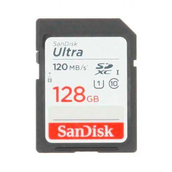SanDisk SDXC Ultra 128GB (Class 10/UHS-I/120MB/s) SDXC-Karte 128 GB Class 10, UHS-I-0