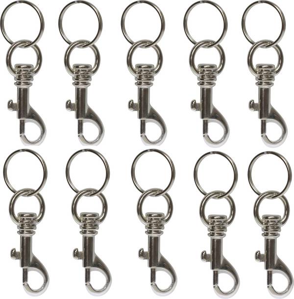Basi Schlüssel-Karabiner 8120-9100 4026434004335 Silber 10 St.