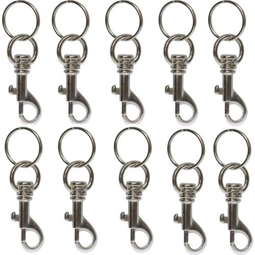 Thumbnail - Basi Schlüssel-Karabiner 8120-9100 4026434004335 Silber 10 St.