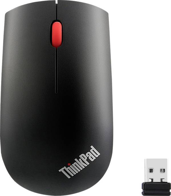 Lenovo ThinkPad Wireless Mouse  Maus Funk   Laser Schwarz 3 Tasten 1200 dpi Maustasten