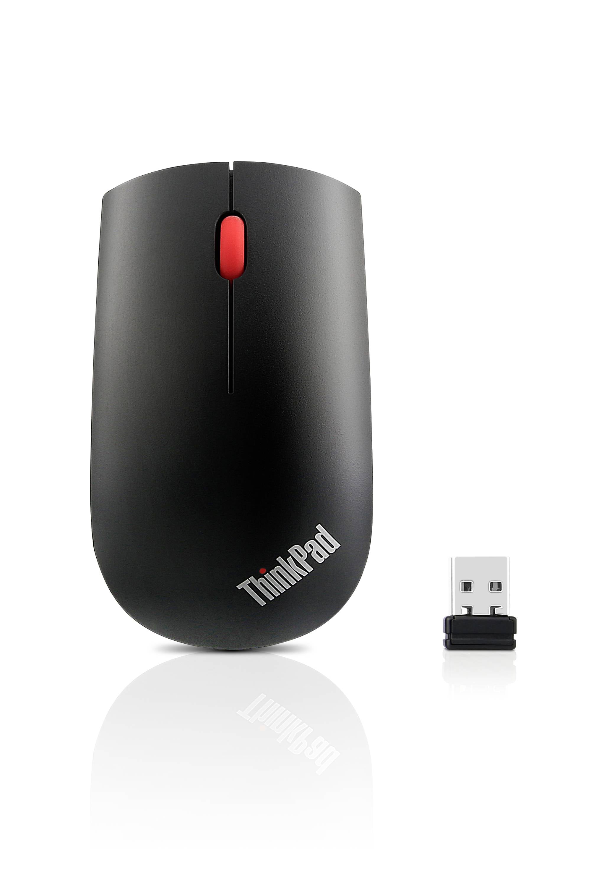 Lenovo ThinkPad Wireless Mouse Maus Funk Laser Schwarz 3 Tasten 1200 dpi