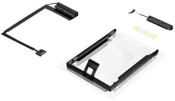 Lenovo - Festplatten-Bracket - Schwarz - für ThinkPad P52 20M9, 20MA, P53 20QN, 20QQ, P72 20MB, 20MC, P73 20QR, 20QS