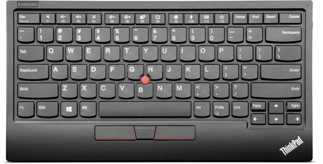LENOVO ThinkPad TrackPoint Keyboard II - Tastatur - mit Trackpoint - kabellos - 2.4 GHz, Bluetooth 5