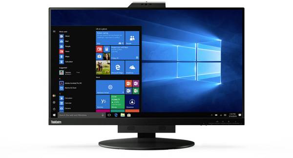 Lenovo ThinkCentre Tiny LCD-Monitor  EEK G (A - G) 68.6 cm (27 Zoll) 2560 x 1440 Pixel 16:9 4 ms DisplayPort, HDMI®, USB-A (USB 3.0) VA LED