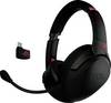 Asus ROG STRIX GO 2.4 Electro Punk Over Ear Headset Bluetooth®, kabelgebunden Stereo Schwarz, Rosa Mikrofon-Rauschunterdrückung, Noise Cancelling Gaming