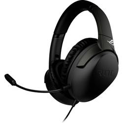 Asus ROG Strix Go Core Gaming Over Ear Headset kabelgebunden Stereo Schwarz Mikrofon-Rauschunterdrückung, Noise Cancelling Lautstärkeregelung,