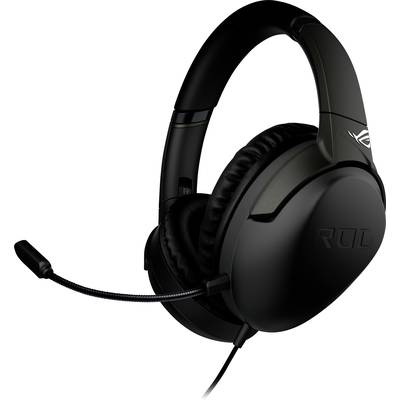 Asus ROG Strix Go Core Gaming Over Ear Headset kabelgebunden Stereo Schwarz Mikrofon-Rauschunterdrückung, Noise Cancelli
