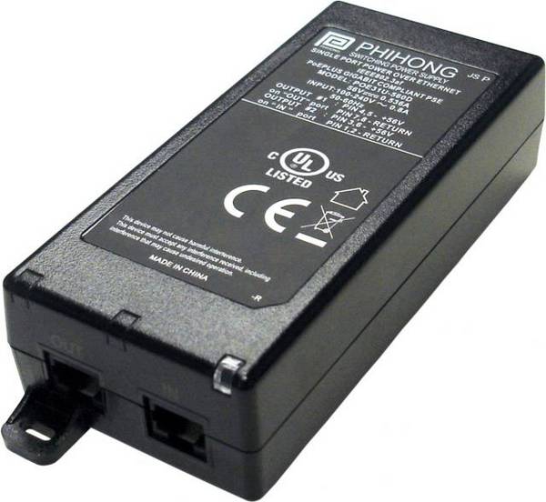 Phihong POE60U-1BTE PoE Injektor 1 GBit/s IEEE 802.3bt