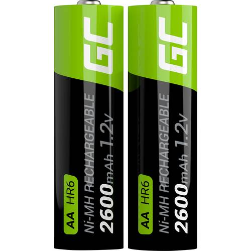 Green Cell HR6 Mignon (AA)-Akku NiMH 2600 mAh 1.2 V 2 St.